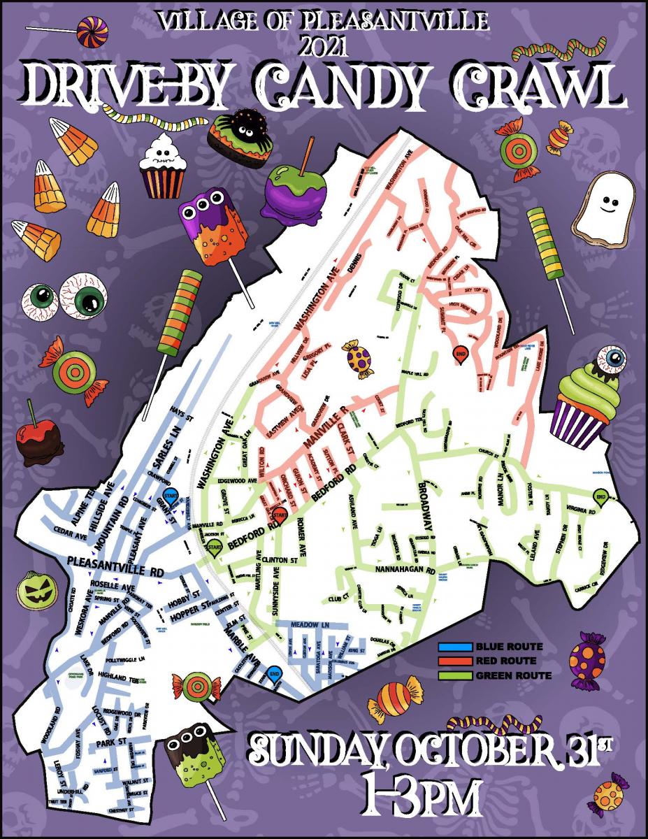 Candy Crawl Map